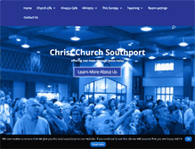 Tablet Screenshot of christchurchsouthport.org.uk